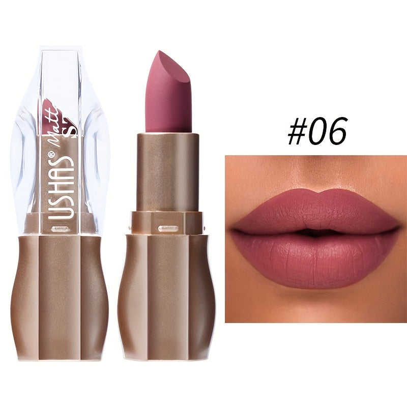 Kissable Colors: 12 Matte Long-Lasting Lipsticks